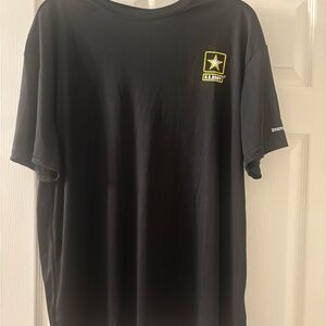 U.S. Army Black Short Sleeve Tee